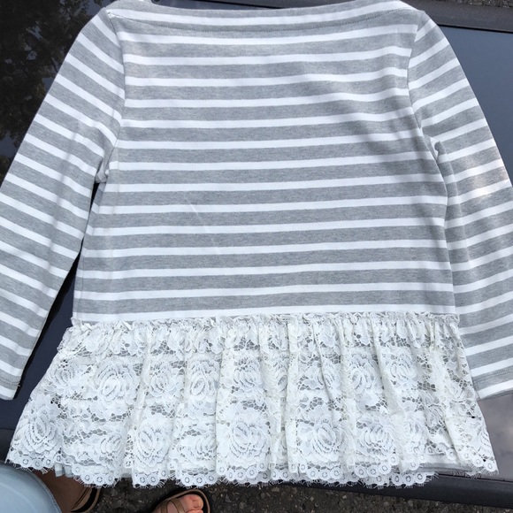 Kate Spade 3/4 Sleeve Cotton Top - Picture 4 of 5